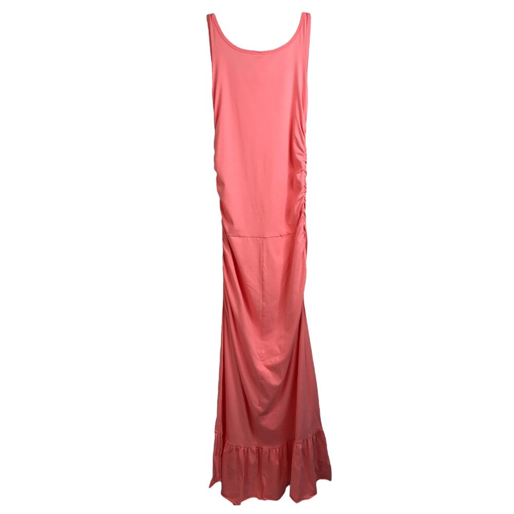 Necessitees‎ Maxi Dress Women S Vacation Cruise Beach Scoop Neck Sleeveless NWT